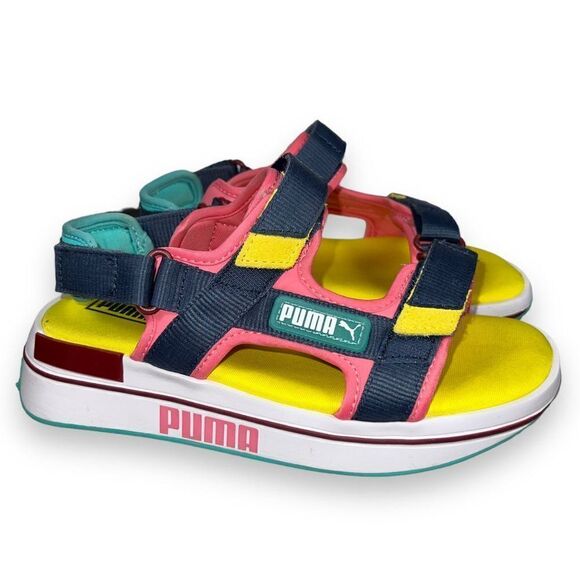 Puma Future Rider Sandals "Multicolor" Youth 4 Women's 5.5 - Picture 4 of 10